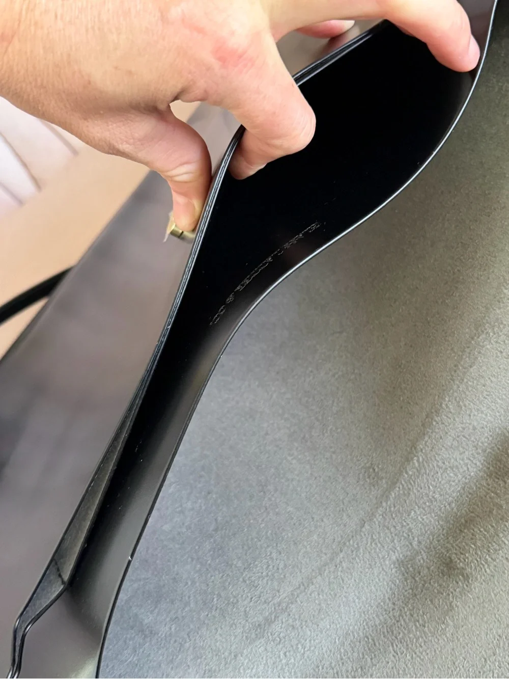 Glass Ladder & Co. The Hepburn Black Vegan Leather Laptop Bag / Document Holder